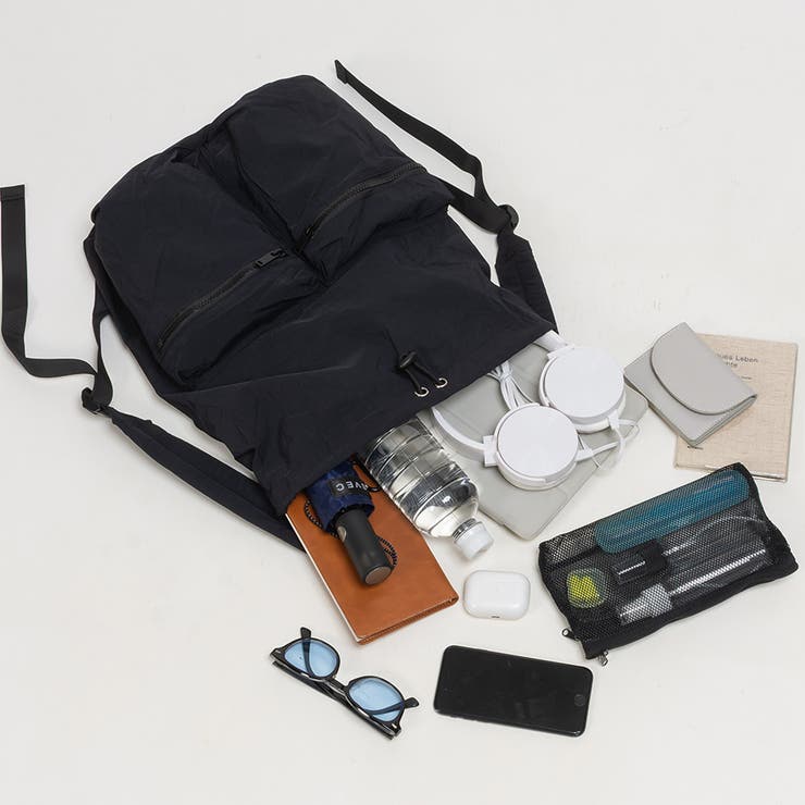 巾着 ナイロンバックパック / リュックサック | SVEC | 詳細画像6 