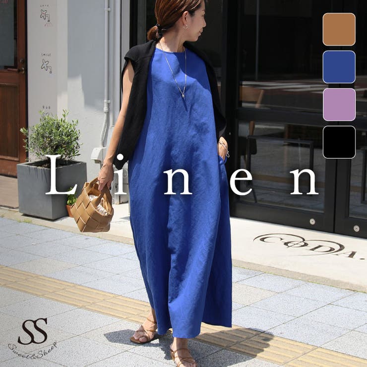 ワンピース 夏 ロングワンピース[品番：SASW0002201