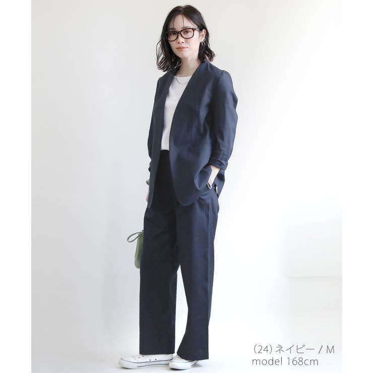 SHEENA セットアップ 「セットアップ」Vネックロゴトレーナー