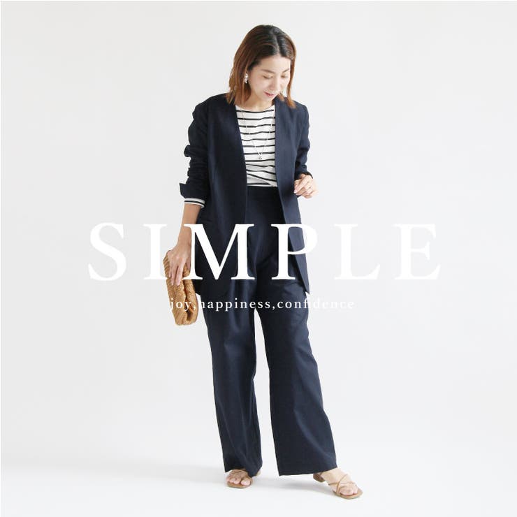 SHEENA セットアップ 「セットアップ」Vネックロゴトレーナー