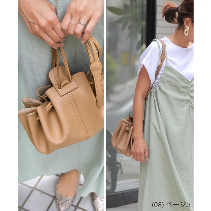 巾着バッグ レディース ミニバッグ[品番:SASW0001994 巾着バッグ レディース ミニバッグ[品番:SASW0001994