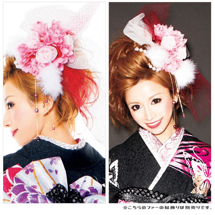 成人式 髪飾り ヘアアクセサリー ピンク [KKY19] [品番