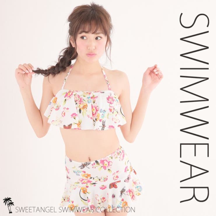 水着 2点セット レディース/xcjq1535/ホワイト | SWEET ANGEL | 詳細画像1 