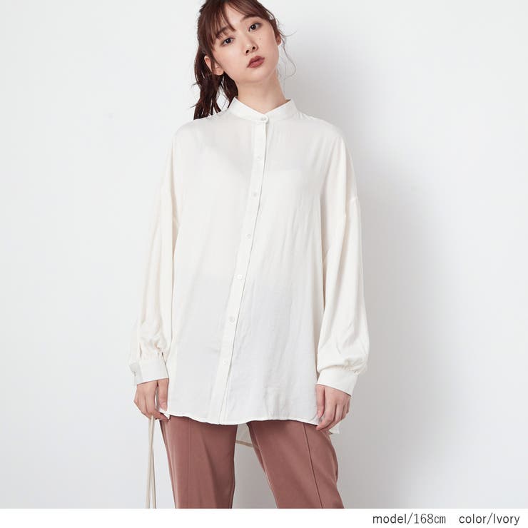 ソフトマットサテン長袖シャツ レディース カジュアル 品番 Swew Rejoule リジュール のレディース ファッション通販 Shoplist ショップリスト