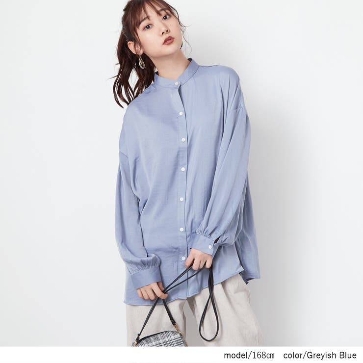 ソフトマットサテン長袖シャツ レディース カジュアル 品番 Swew Rejoule リジュール のレディース ファッション通販 Shoplist ショップリスト