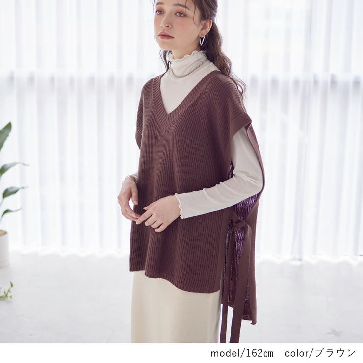 ベスト レディース ニットベスト[品番：SWEW0002910]｜Rejoule（リジュール）のレディース ファッション通販｜SHOPLIST（ショップリスト）