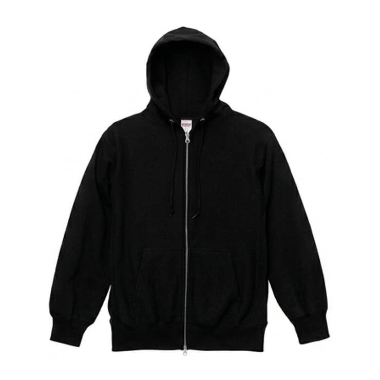 ブラック | 12ozヘビーウエイトスウェットZIPパーカー | BACKHEAD