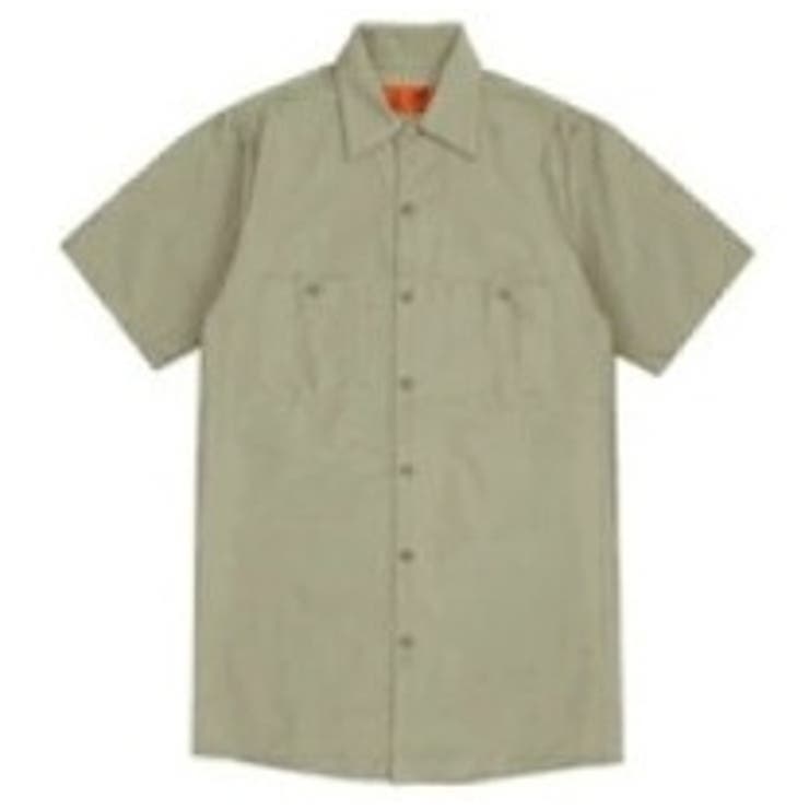 カーキ | 【REDKAP】  4.25ozワークシャツ半袖 | BACKHEAD