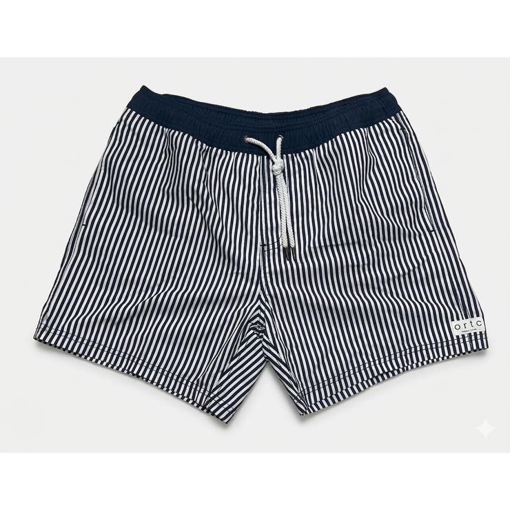 【Ortc clothing  ステンシルストライププリント スイムショーツ】 | BACKHEAD | 詳細画像1 
