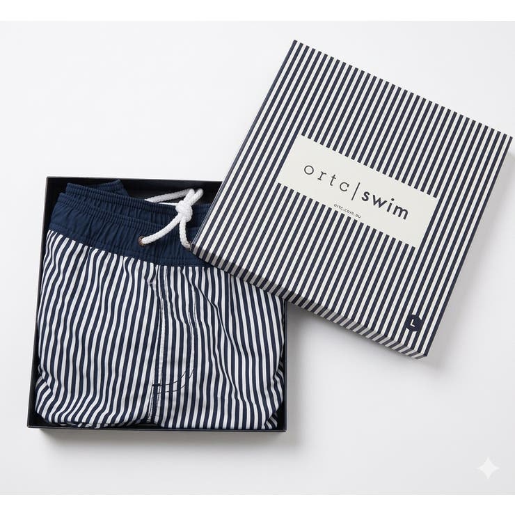 【Ortc clothing  ステンシルストライププリント スイムショーツ】 | BACKHEAD | 詳細画像6 