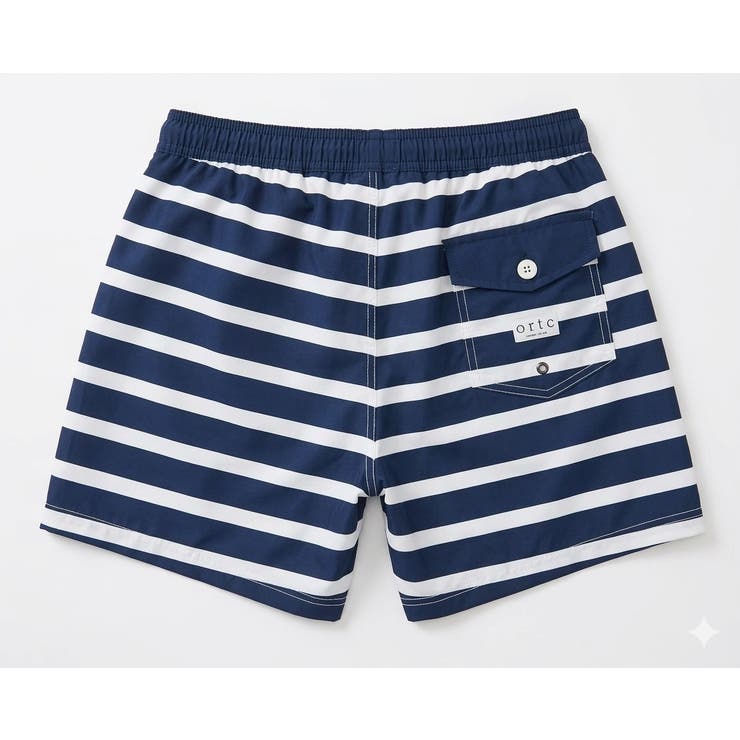 Ortc clothing  ボーダープリント スイムショーツ】 | BACKHEAD | 詳細画像2 
