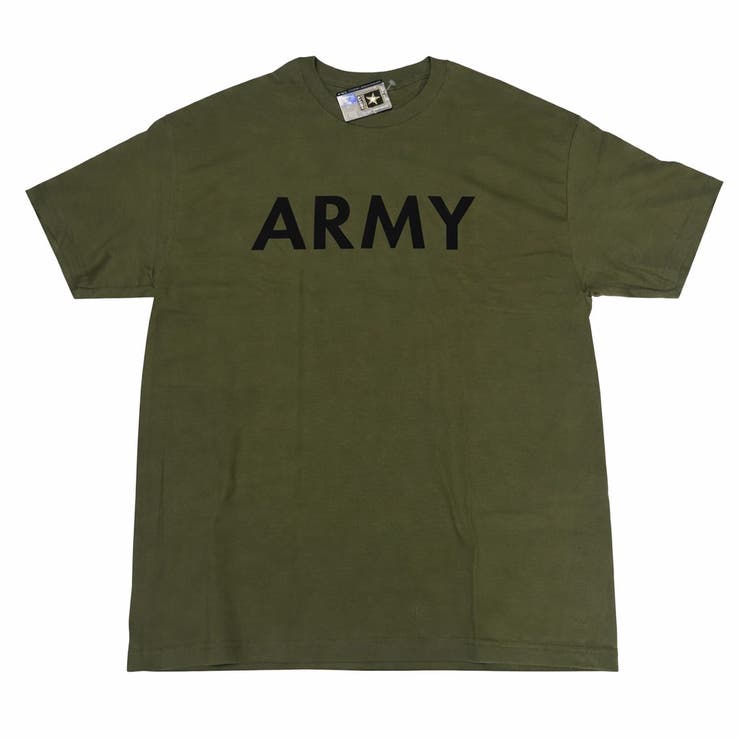 オリーブ | FOX OUTDOOR US AMRY ライセンス プリント-Tシャツ | BACKHEAD