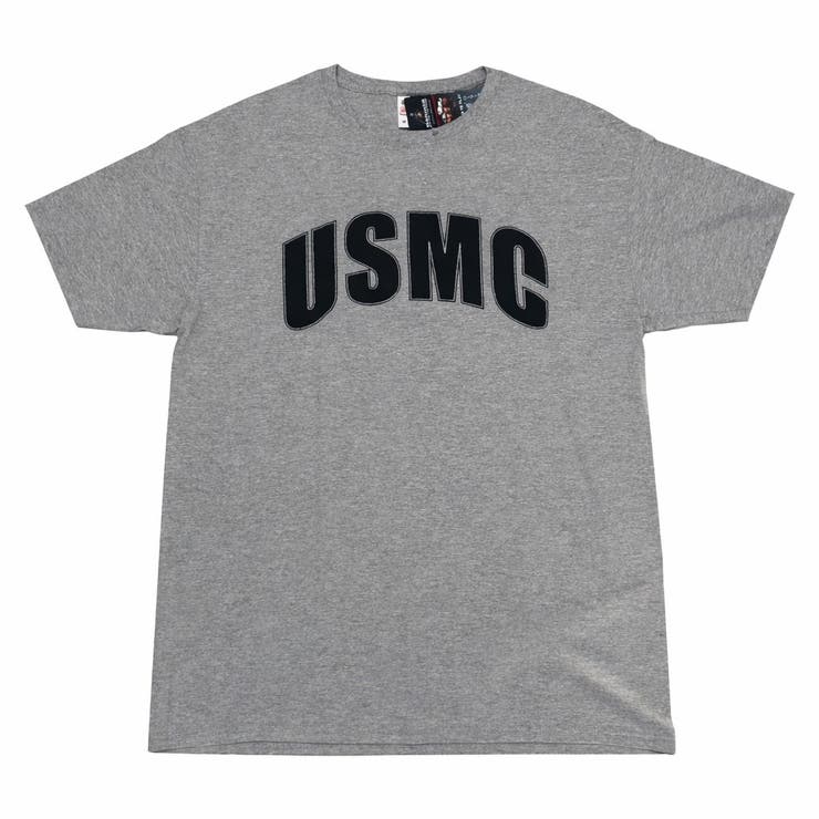 グレー | FOX OUTDOOR US MARINES ライセンス プリント-Tシャツ | BACKHEAD