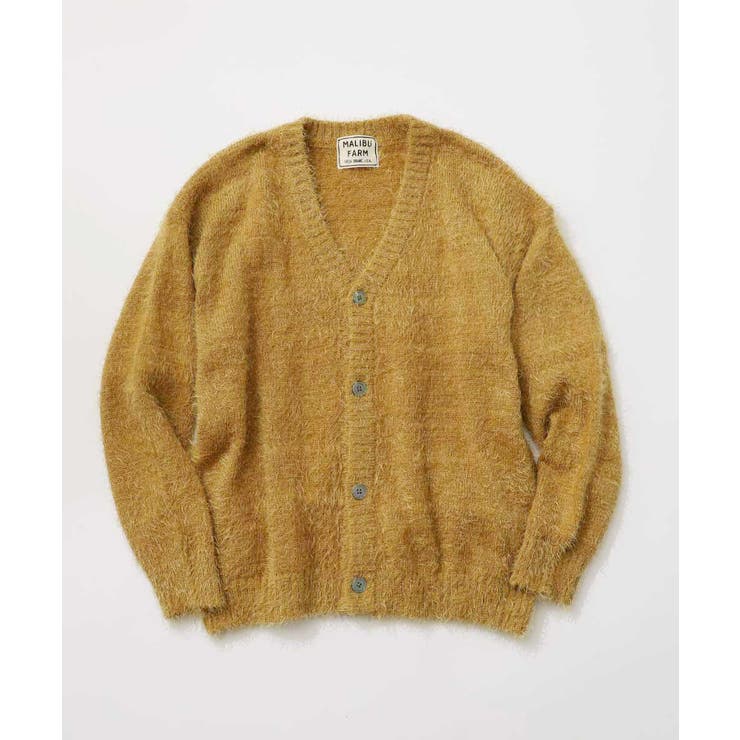 MSD | MALIBUFARM モヘア風ニットカーディガンポケット付き | BACKHEAD