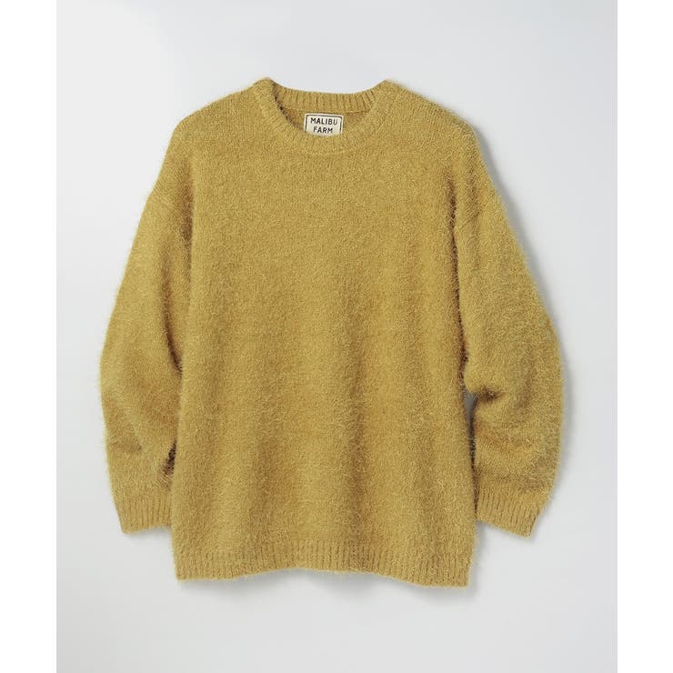 msd | MALIBUFARM モヘア風ニットクルーネック | BACKHEAD