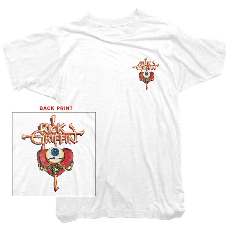RICK GRIFFIN EYE&HEART柄両面プリントTシャツ | BACKHEAD | 詳細画像1 