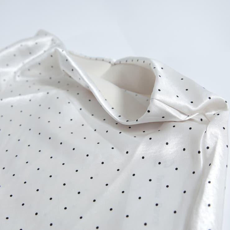 艶やかなサテン素材×ドット柄ロングスカート レディース フレア | Tannsu Dance | 詳細画像5 