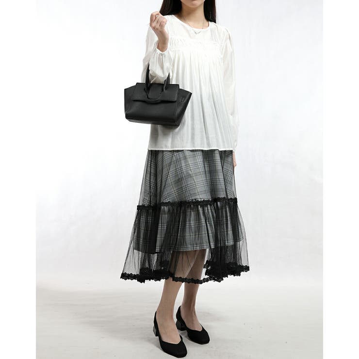 細レース使いランダムキャザープルオーバーレディーストップス | Tannsu Dance | 詳細画像4 