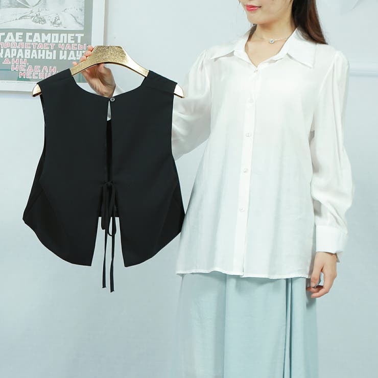 レイヤードブラウス ２点セットレディースブラウス秋冬春レディーストップス | Tannsu Dance | 詳細画像2 