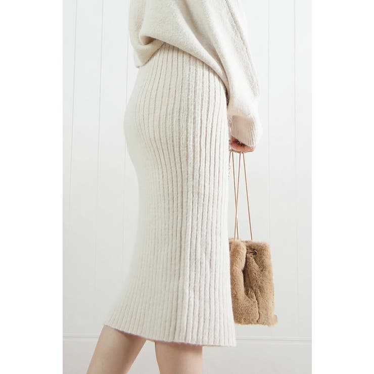 レディースドルマンスリーブトップス セットアップ 厚手ストレッチニットワンピース | Tannsu Dance | 詳細画像13 