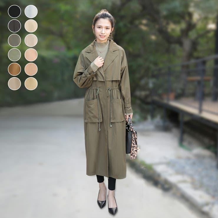 トレンチコート レディース スプリングコート | Tannsu Dance | 詳細画像1 