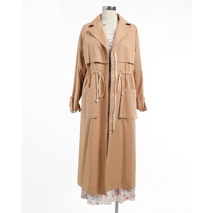 トレンチコート レディース スプリングコート | Tannsu Dance | 詳細画像13 