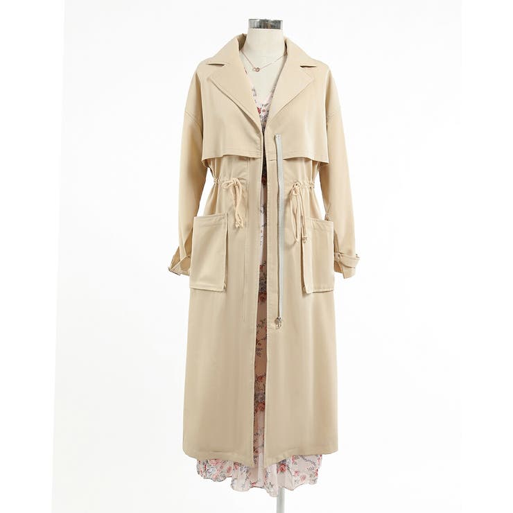 トレンチコート レディース スプリングコート | Tannsu Dance | 詳細画像10 