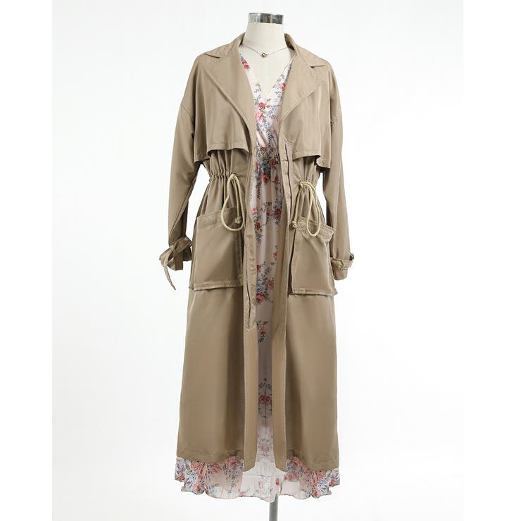 トレンチコート レディース スプリングコート | Tannsu Dance | 詳細画像14 