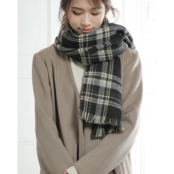 Aquascutum【美品】タータン✖️グレンチェック リバーシブルマフラー 通販ファッション - Aquascutum【美品】タータン✖️グレン