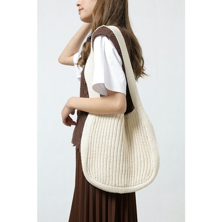 トートバッグ レディース ニット編み | Tannsu Dance | 詳細画像6 