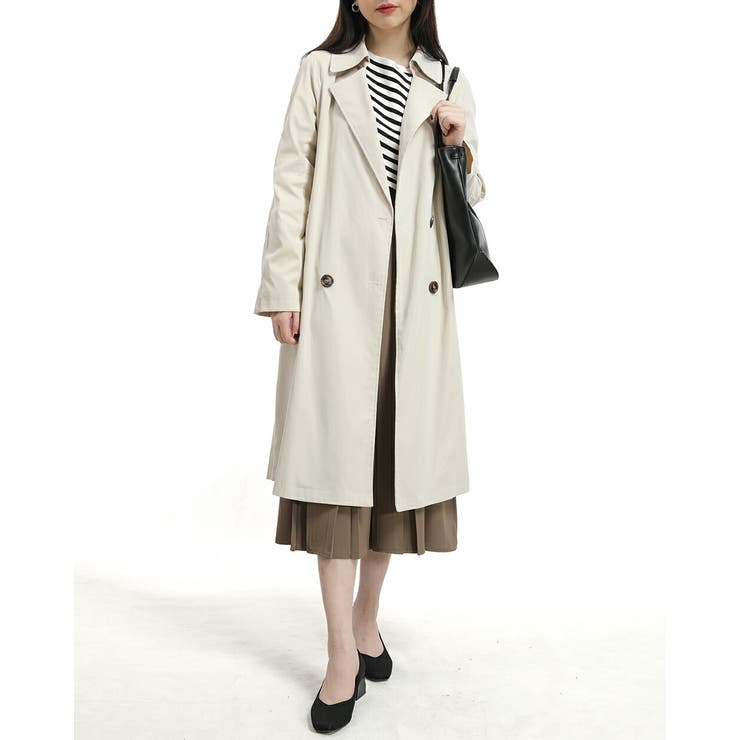 ★ITMICHAA★バックプリーツハーフトレンチコート ☆ITMICHAA☆バックプリーツハーフトレンチコート (IT MICHAA