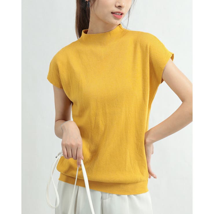 YELLOW | ハイネック 半袖 レディース | Tannsu Dance