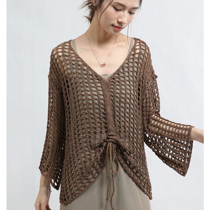 メッシュ ニット レディース | Tannsu Dance | 詳細画像15 