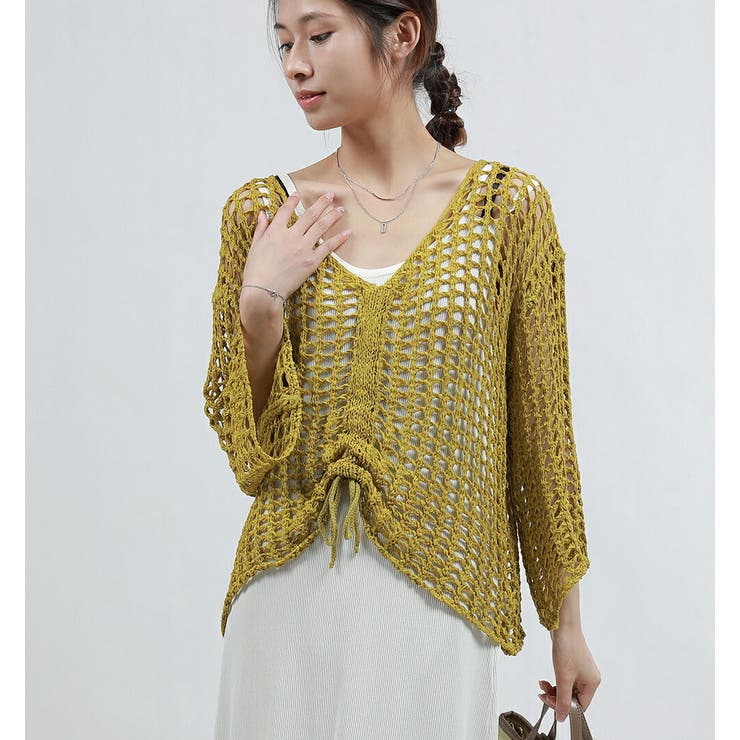 メッシュ ニット レディース | Tannsu Dance | 詳細画像3 