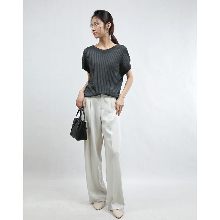 ドルマンスリーブ 半袖 ドルマンニット | Tannsu Dance | 詳細画像11 