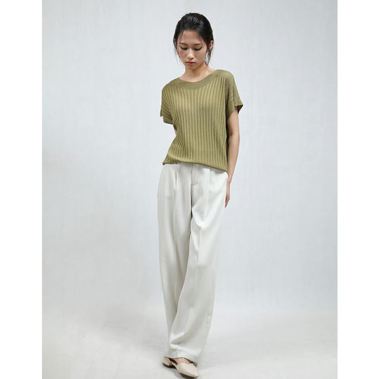 ドルマンスリーブ 半袖 ドルマンニット | Tannsu Dance | 詳細画像8 