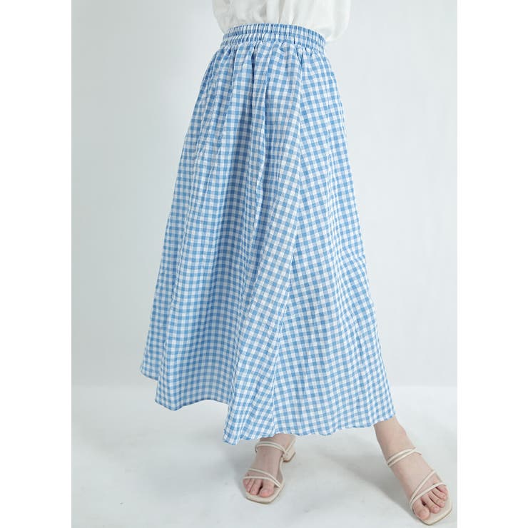 ギンガムチェック 柄 ミモレ丈 | Tannsu Dance | 詳細画像8 