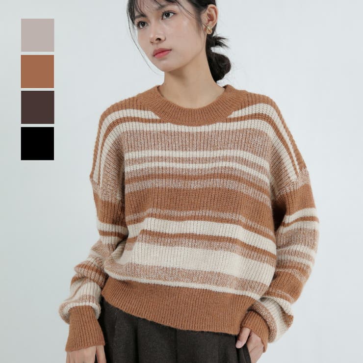 ボーダー ニット カットソー | Tannsu Dance | 詳細画像1 