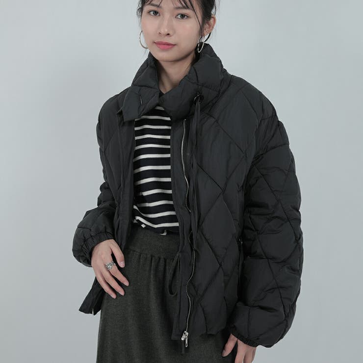 ダンスキン　中綿　アウター　ジャケット　ダウン ダウンジャケット メンズ 配色切り替え ダウンコート 立ち襟