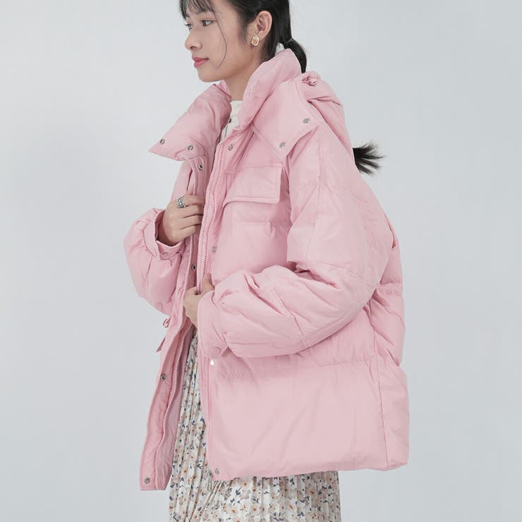 MIU MIU ピンク ダウンジャケット 36 ハーフスリーブ MIU MIU - ミュウミュウ MIU MIU ダウンジャケット レディース