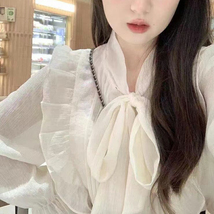 ボウタイ フリル ブラウス | Tannsu Dance | 詳細画像2 