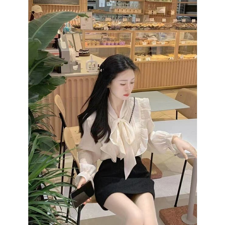 ボウタイ フリル ブラウス | Tannsu Dance | 詳細画像3 