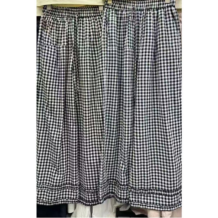 ギンガムチェック ワイドパンツ フリル裾 | Tannsu Dance | 詳細画像12 