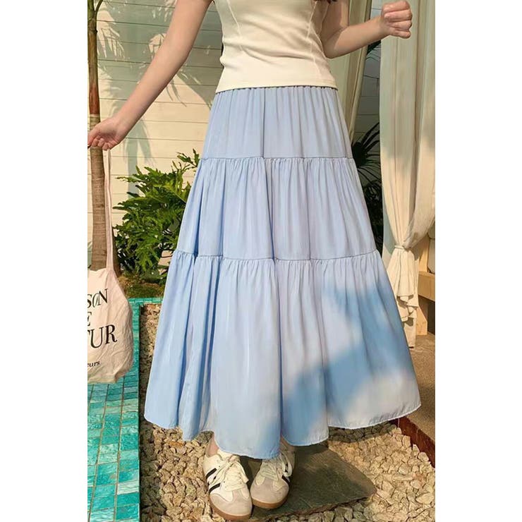 ティアードスカート ロング マキシ | Tannsu Dance | 詳細画像8 