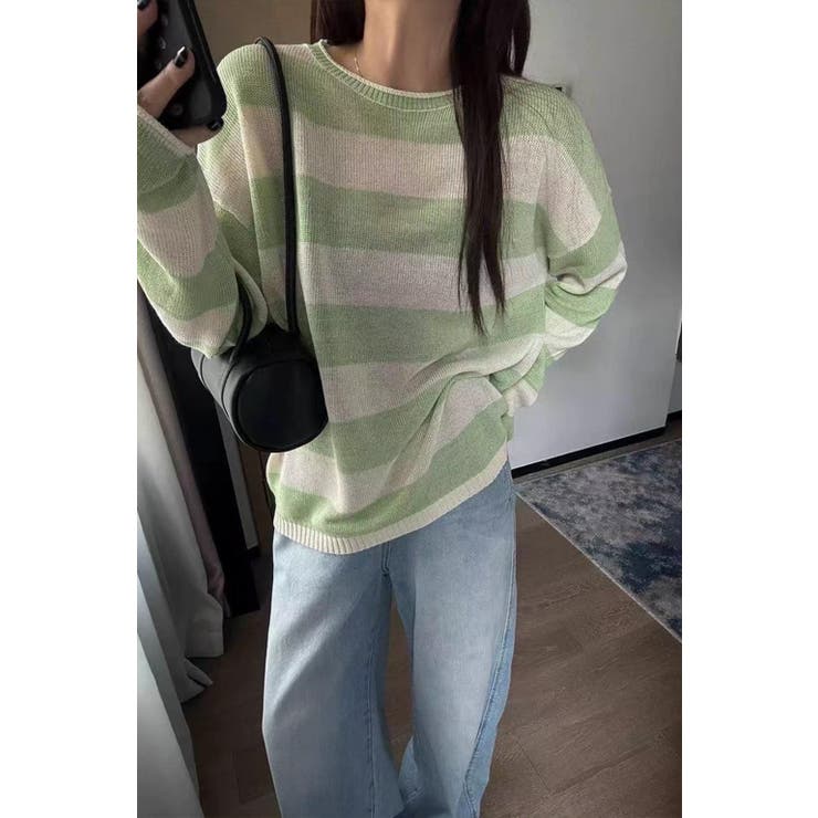 ボーダーニット 薄手 シアー | Tannsu Dance | 詳細画像9 