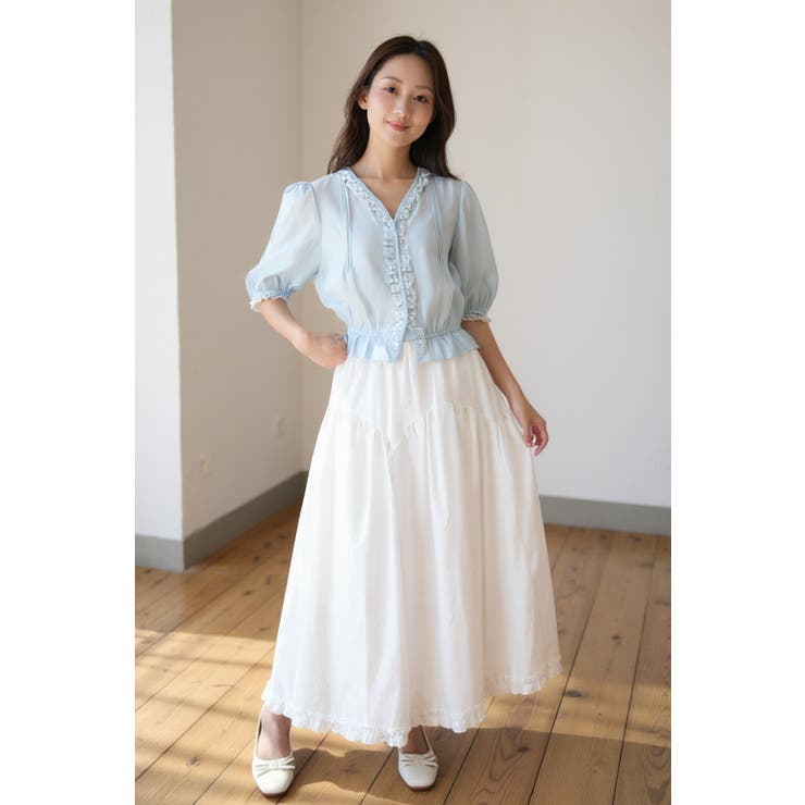 レディースブラウス快適 スイードート ネックラインレディーストップス | Tannsu Dance | 詳細画像8 