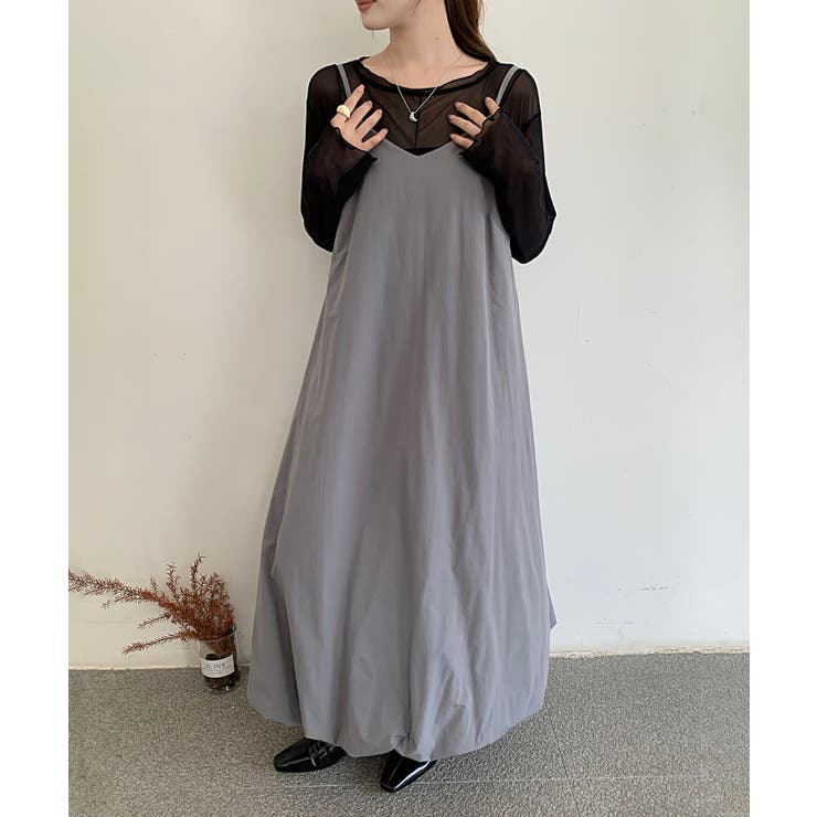 ジャンバースカート中綿 ロング レディース | Tannsu Dance | 詳細画像6 