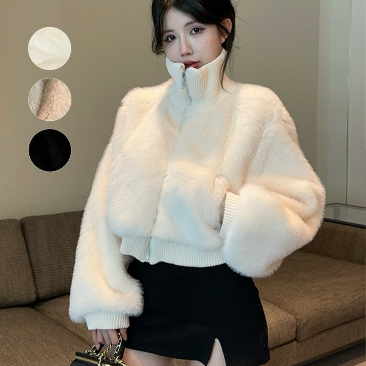 フェイクファー ボアジャケット ショート丈 | Tannsu Dance | 詳細画像1 