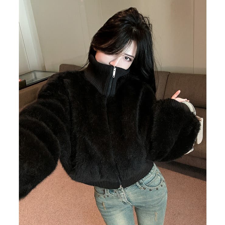 フェイクファー ボアジャケット ショート丈 | Tannsu Dance | 詳細画像11 