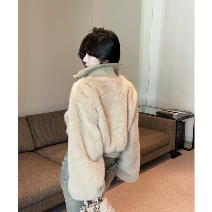 フェイクファー ボアジャケット ショート丈 | Tannsu Dance | 詳細画像9 